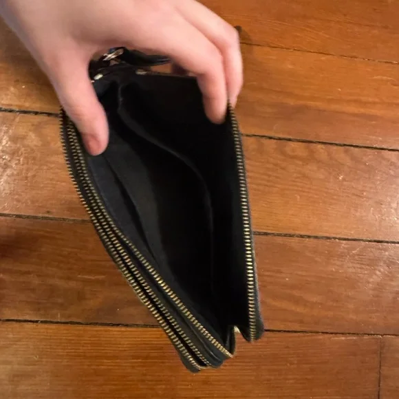 Coach Black Leather Wristlet - Picture 4 of 6